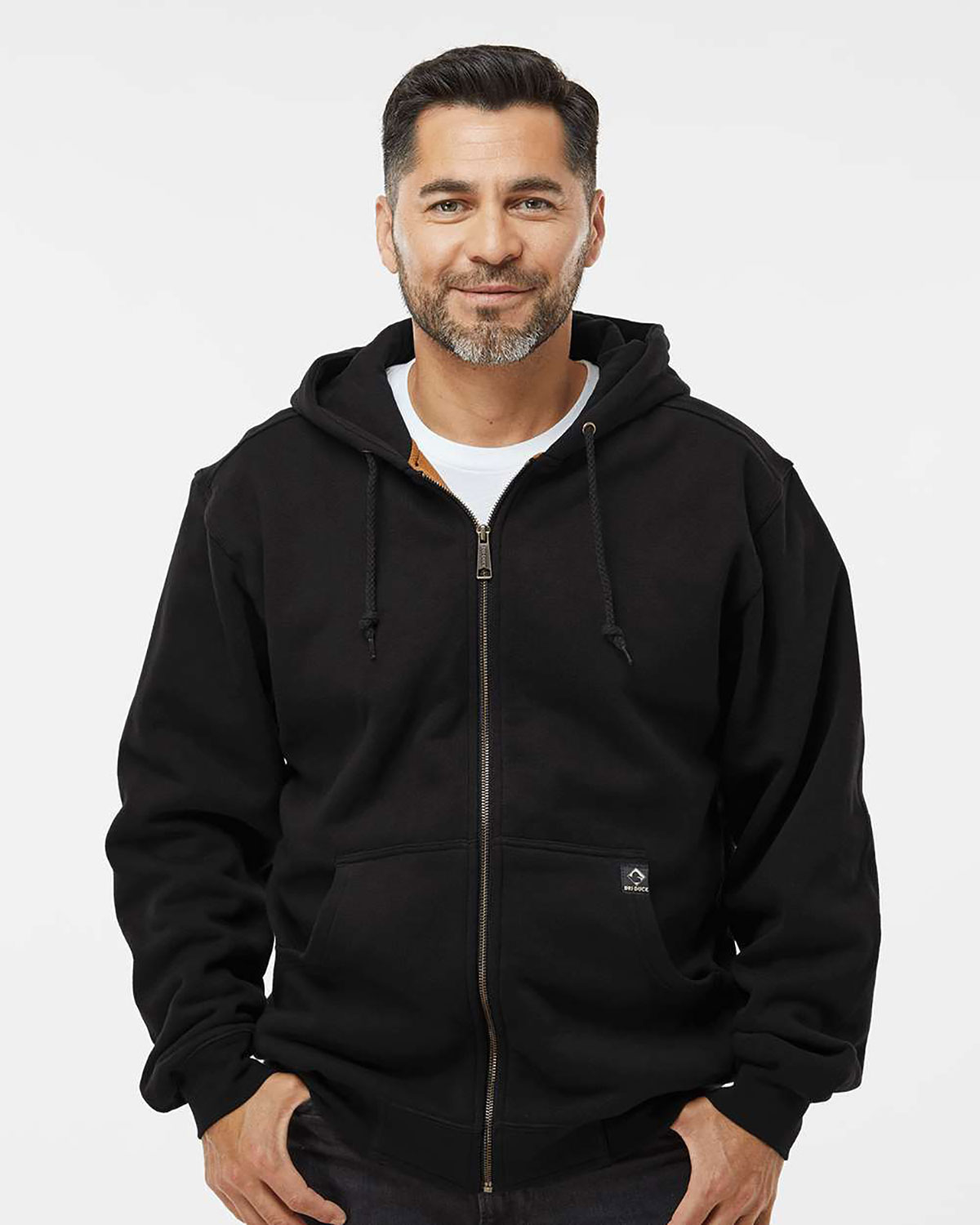 DRI DUCK 7033T Men's Tall Crossfire Heavyweight Power Fleece Hooded Jacket with Thermal Lining