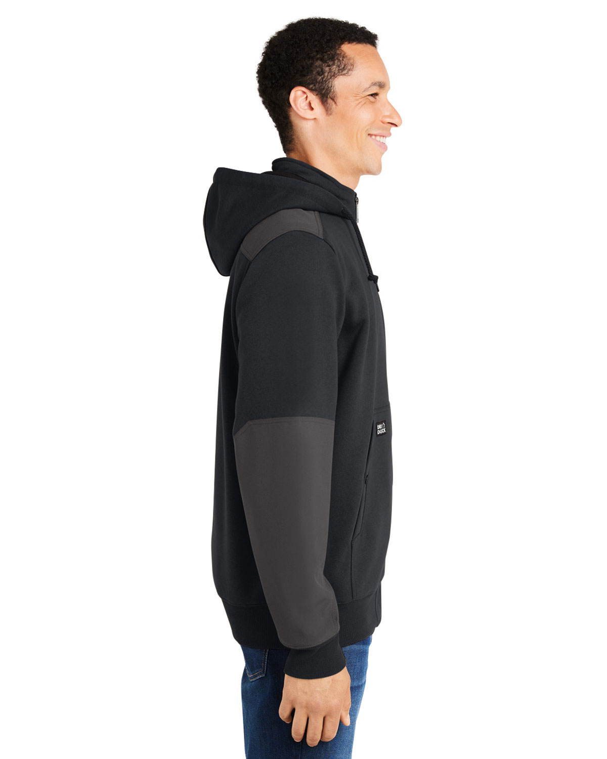 DRI DUCK 7340 Men's Mission Fleece Pro Full-Zip Jacket view 3