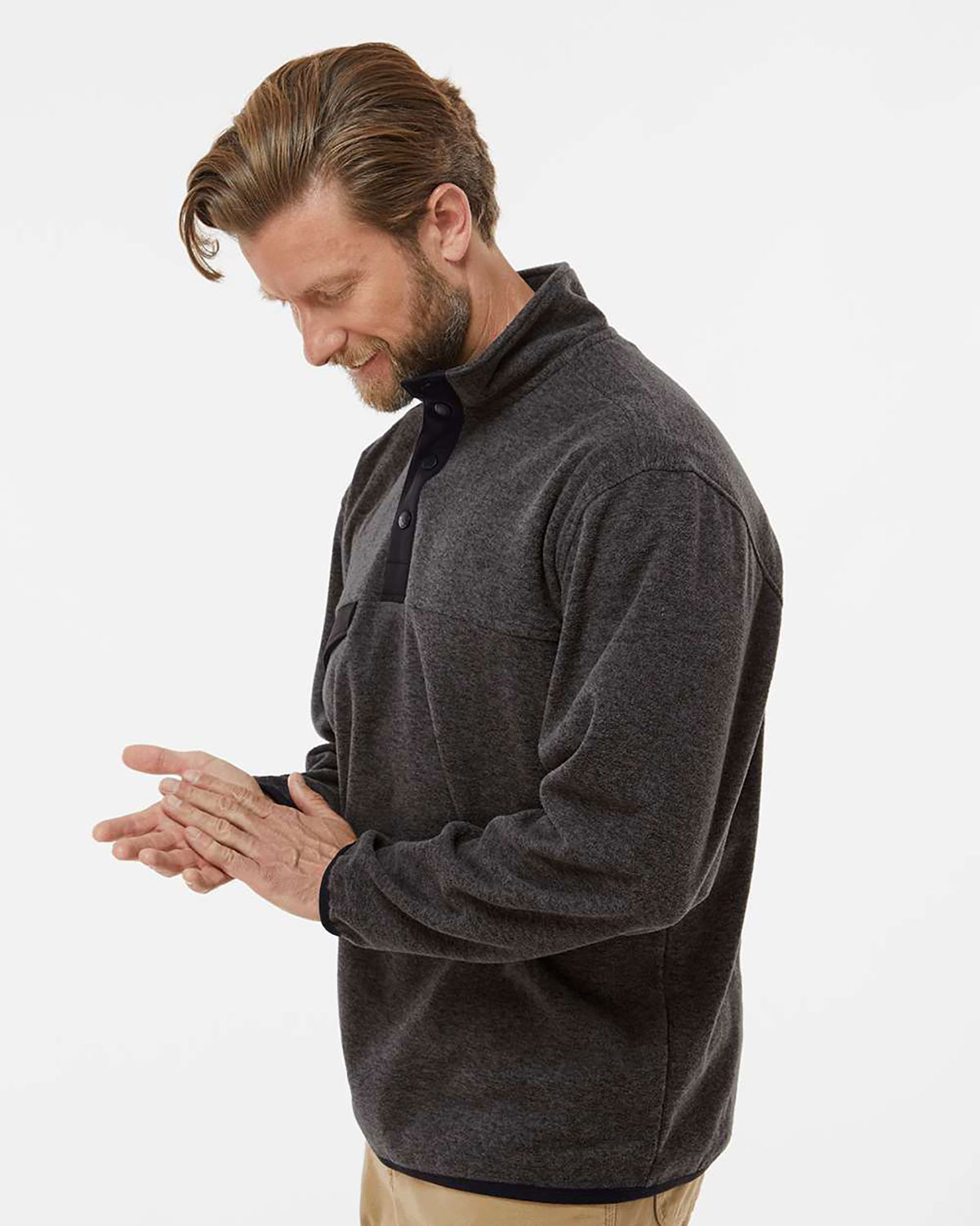 DRI DUCK 7352 Men's Denali Mountain Fleece Pullover view 3