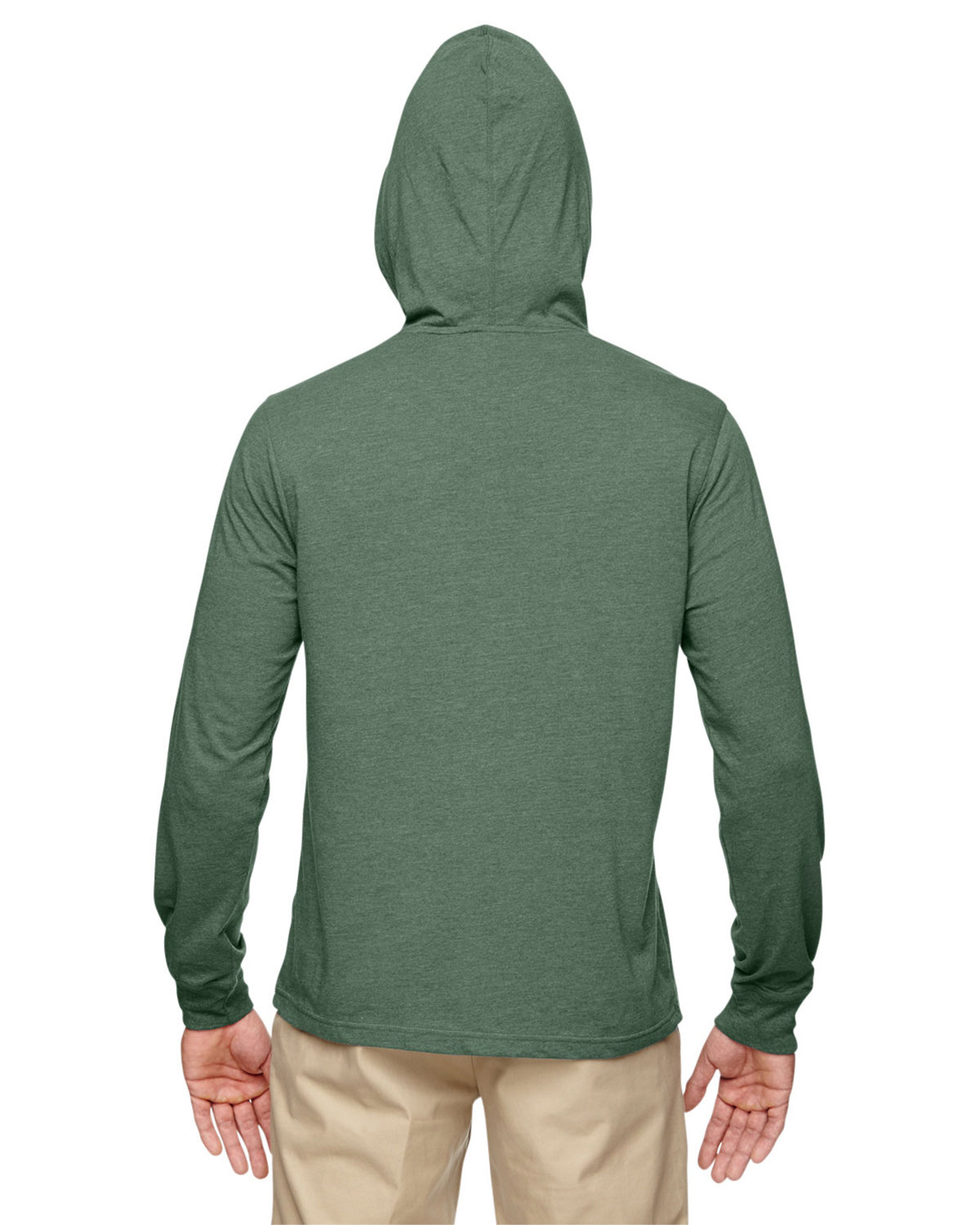 econscious EC1085 Unisex Eco Jersey Pullover Hooded Long Sleeve T-Shirt view 2