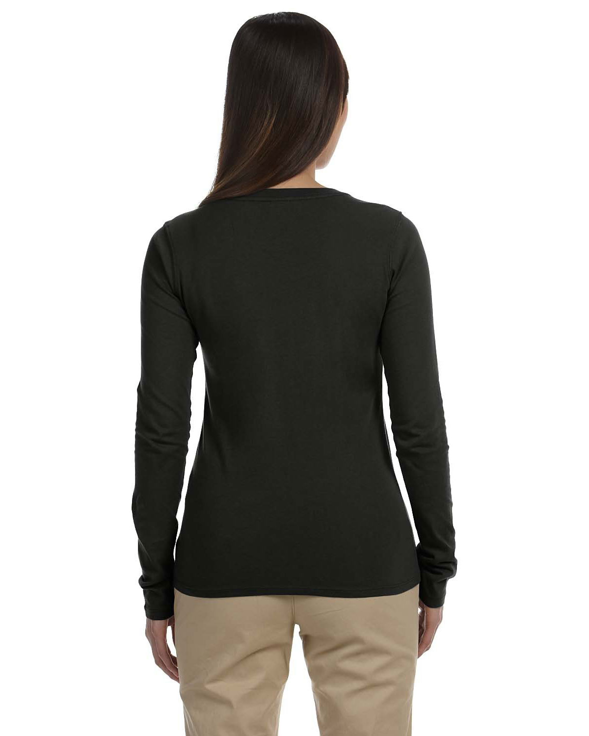 econscious EC3500 Women's Classic Long Sleeve T-Shirt view 2