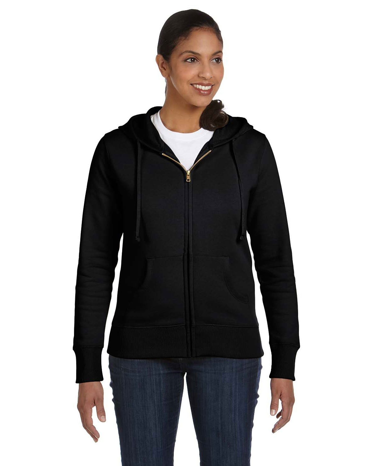 econscious EC4501 Women's Full-Zip Hooded Sweatshirt