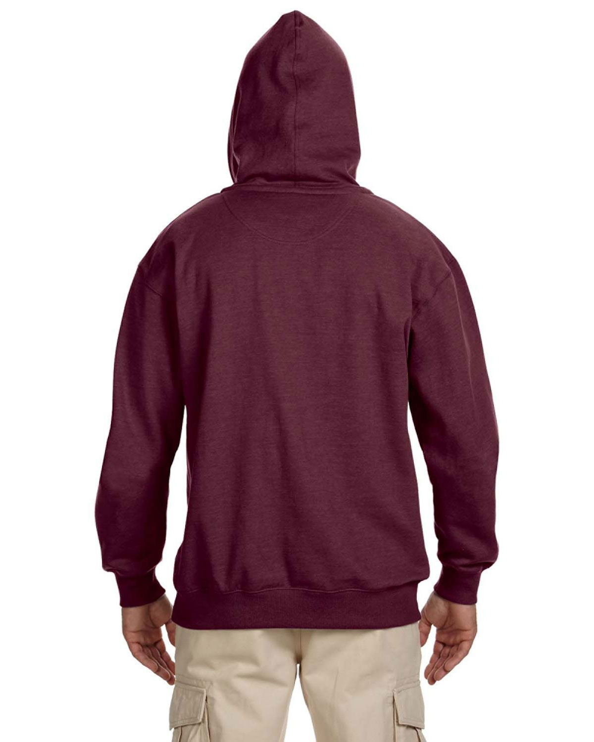 econscious EC5570 Unisex Heathered Hooded Sweatshirt view 2