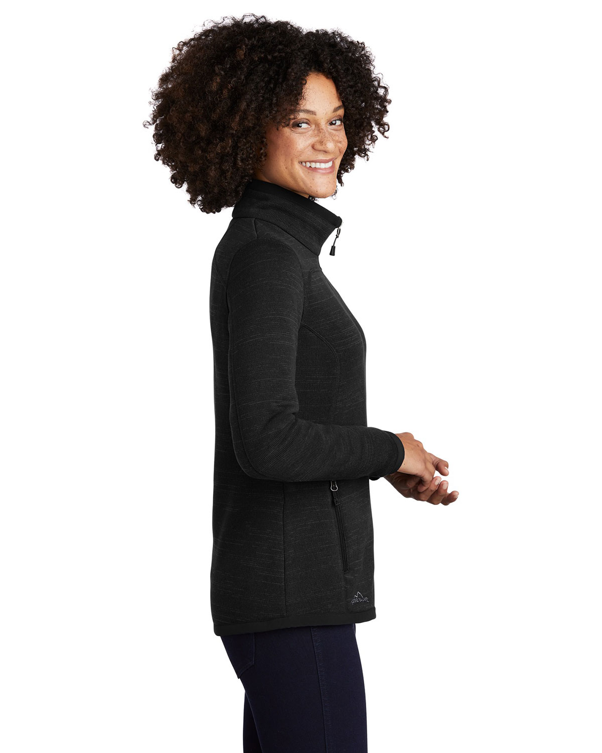 Eddie Bauer EB251 Women's Sweater Fleece Full-Zip view 3
