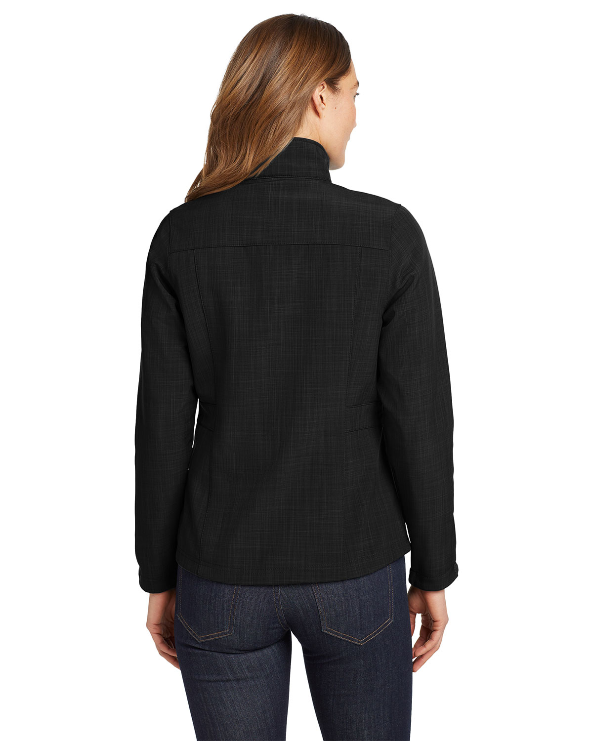 Eddie Bauer EB533 Women's Shaded Crosshatch Soft Shell Jacket view 2