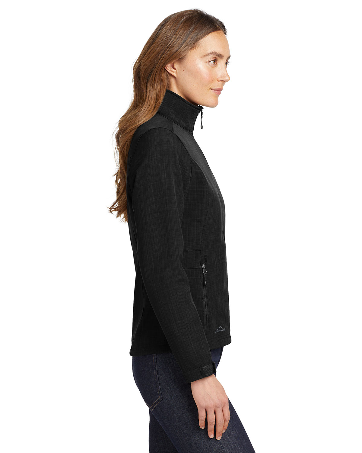 Eddie Bauer EB533 Women's Shaded Crosshatch Soft Shell Jacket view 3