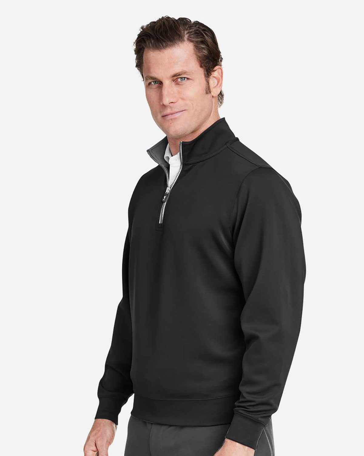 Fairway & Greene C11512 Men's Caves Tech Quarter-Zip Pullover view 3