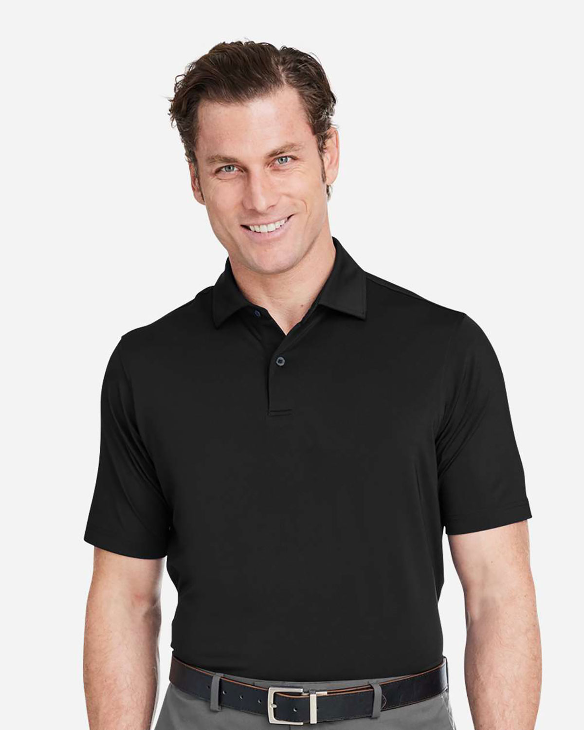 Fairway & Greene F31534 Men's USA Made Tournament Solid Tech Polo