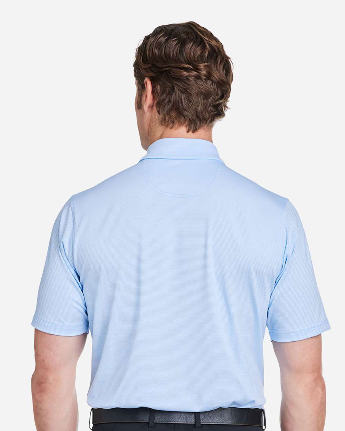 Fairway & Greene I11526 Men's USA Made Mini Stripe Tech Polo view 2