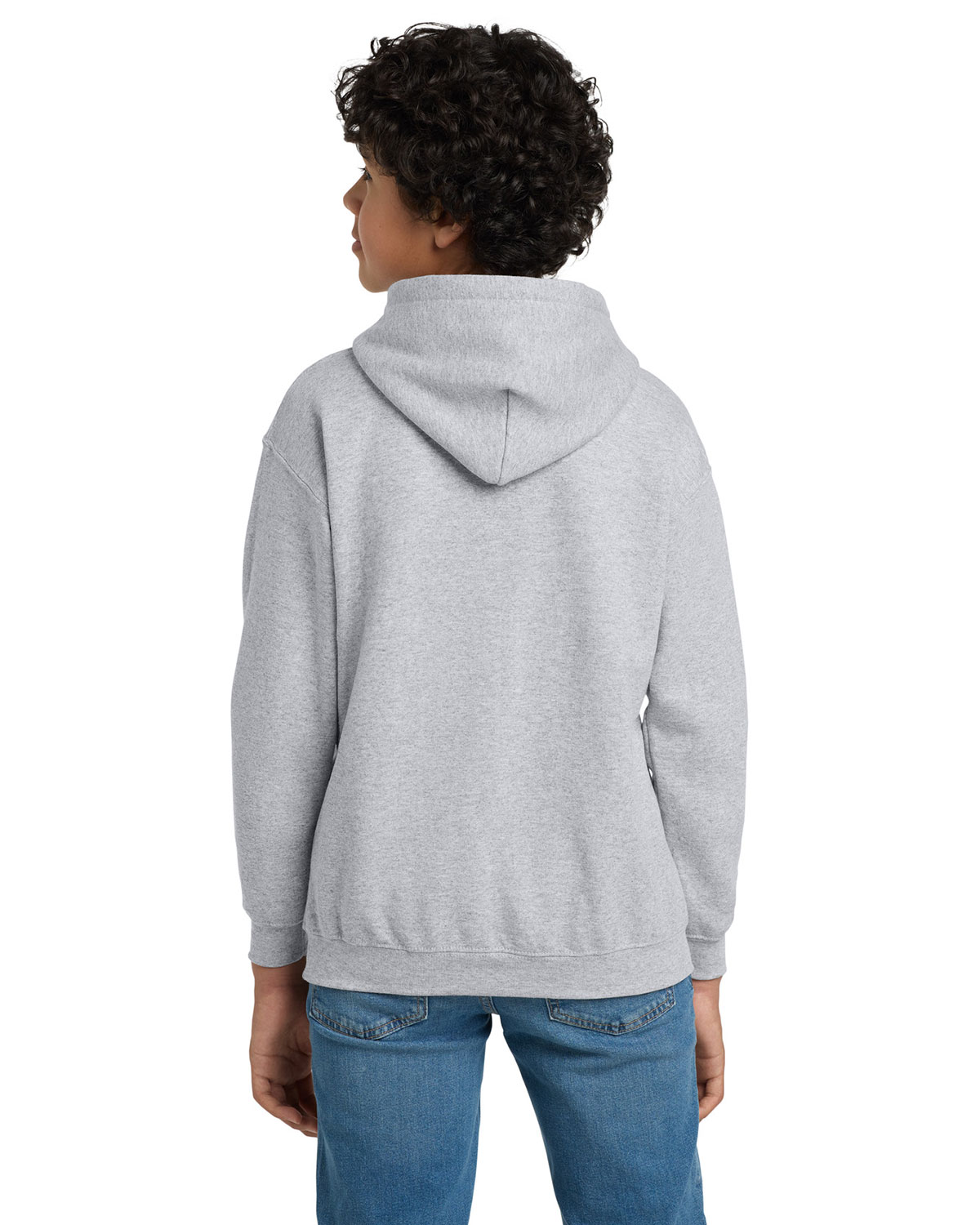 Gildan 18500B Youth Heavy Blend Hooded Sweatshirt view 2