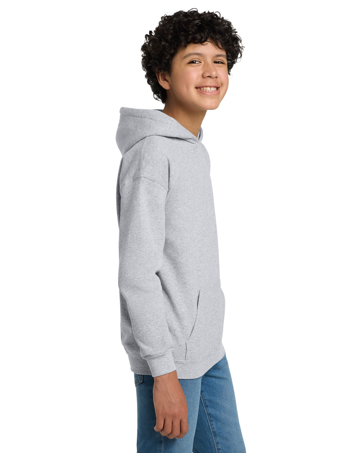 Gildan 18500B Youth Heavy Blend Hooded Sweatshirt view 3