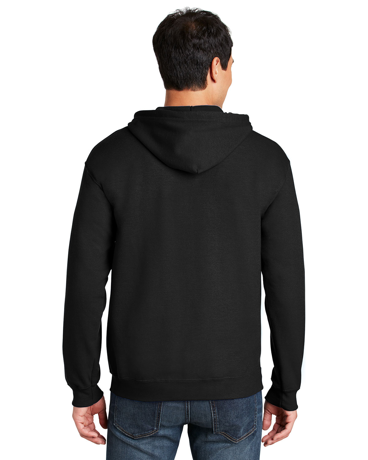 Gildan 18600B Youth Heavy Blend Full-Zip Hooded Sweatshirt view 2