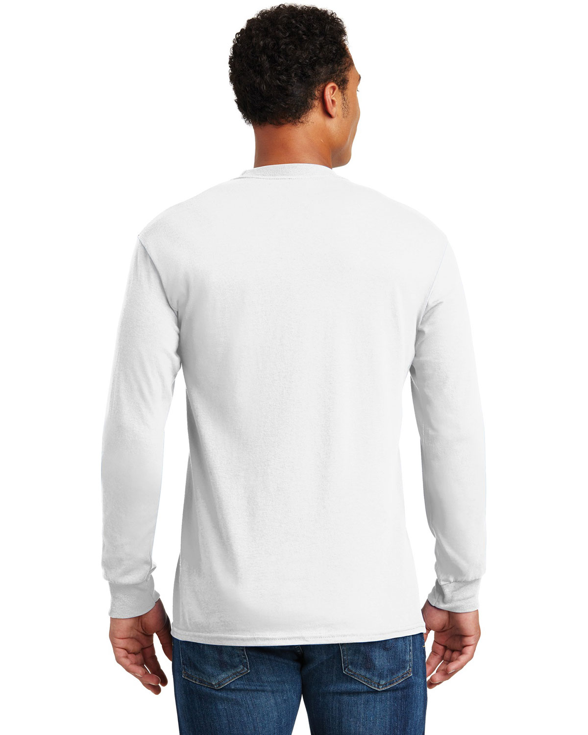 Gildan 5400 Heavy Cotton 100% Cotton Long Sleeve T-Shirt view 2