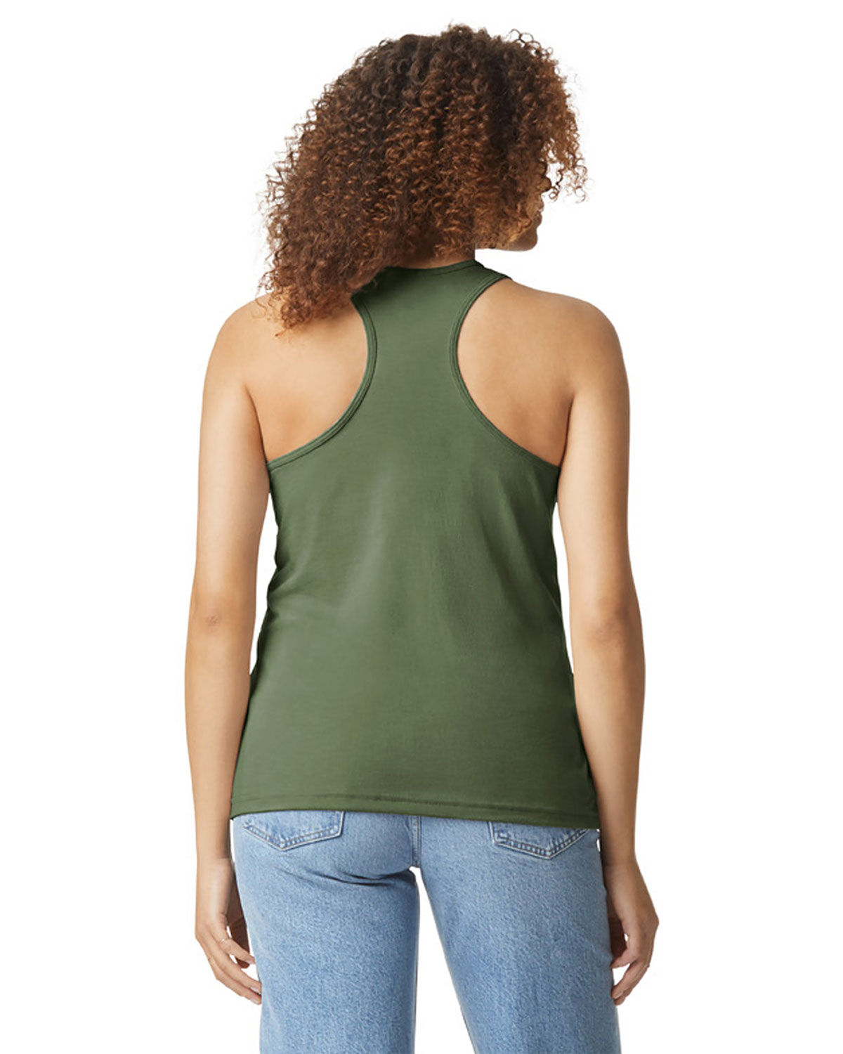 Gildan 64220LCVC Softstyle Women's CVC Racerback Tank view 2