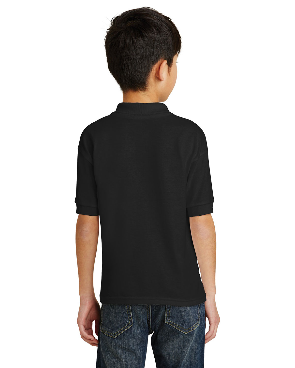 Gildan 8800B Youth DryBlend 6-Ounce Jersey Knit Sport Shirt view 2