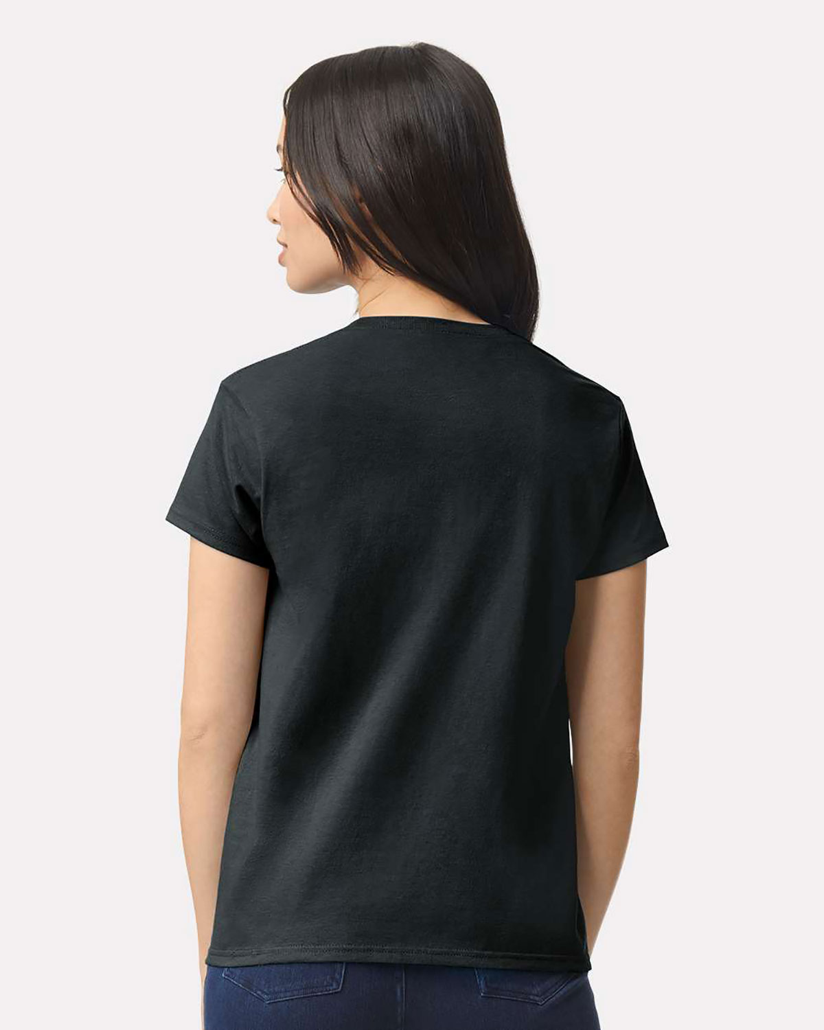 Gildan G200L Women Ultra Cotton 6 Oz. T-Shirt view 2