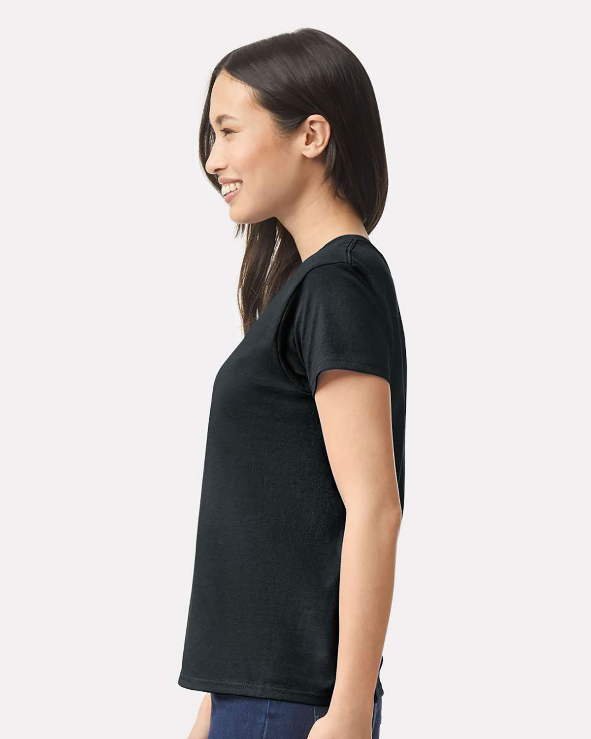 Gildan G200L Women Ultra Cotton 6 Oz. T-Shirt view 3