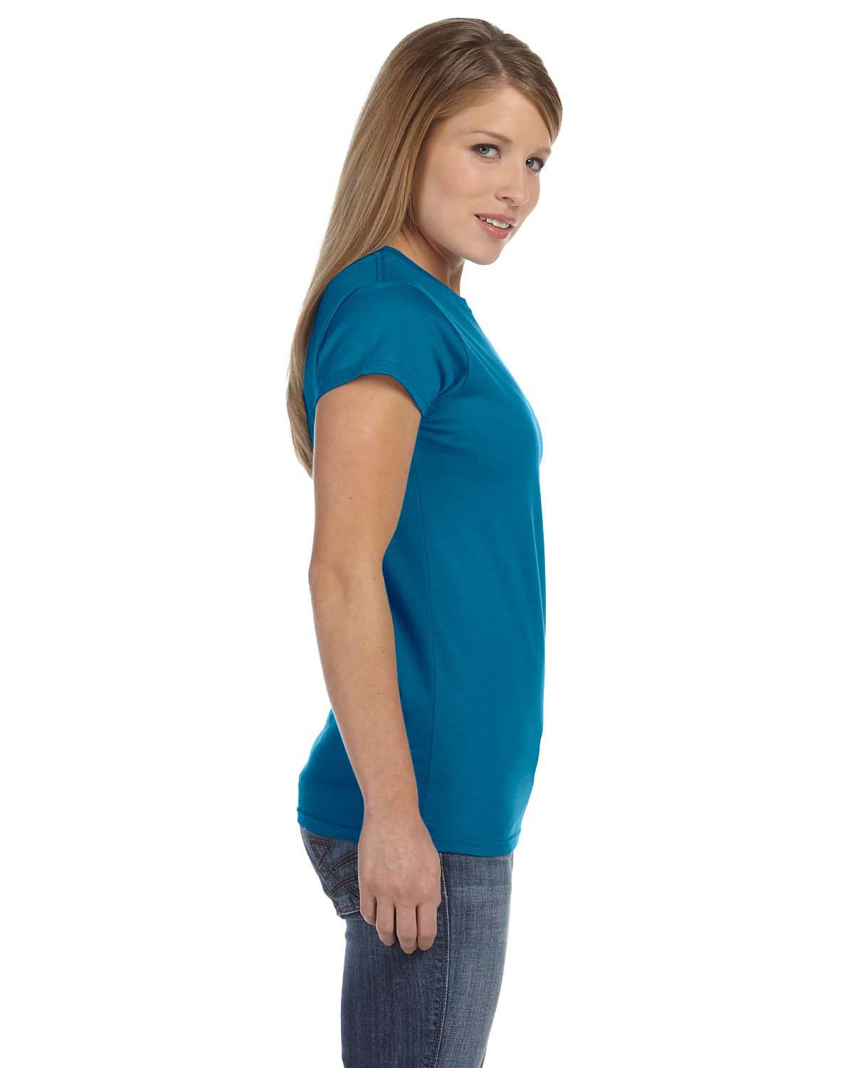 Gildan G640L Women Softstyle 4.5 Oz. Fit T-Shirt view 3