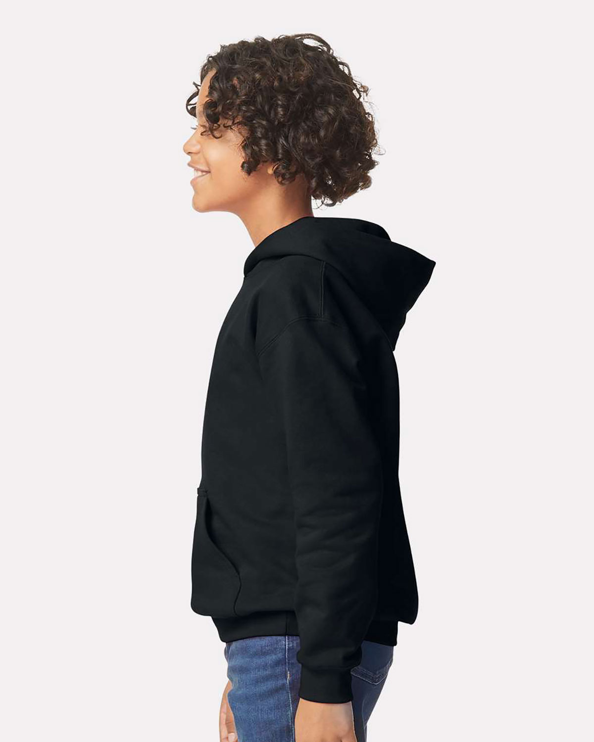 Gildan SF500B Youth Softstyle Midweight Fleece Hoodie view 3