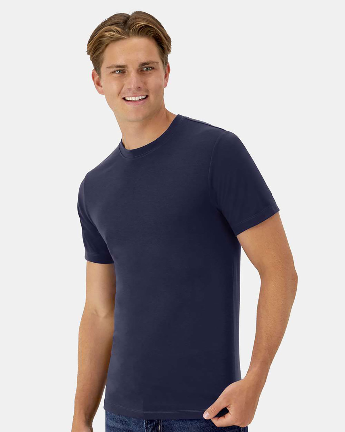 Hanes 4873 Unisex Cool DRI� Cotton Touch T-Shirt view 3