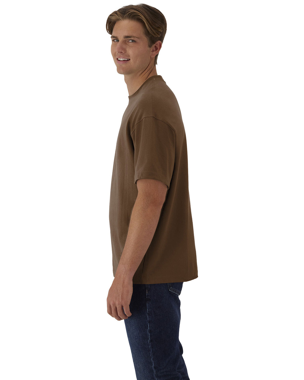 Hanes 5180R Unisex Beefy-T� Retro Street T-Shirt view 3