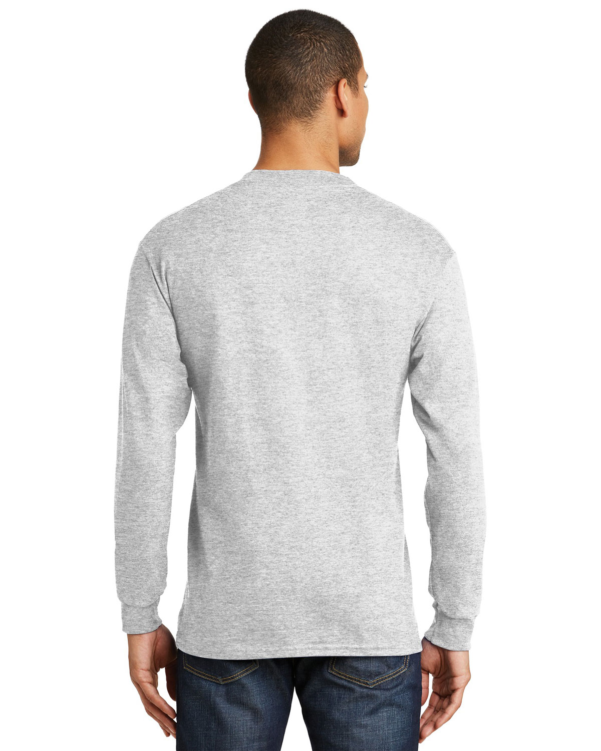 Hanes 5186 Unisex Beefy-T� Long Sleeve T-Shirt view 2