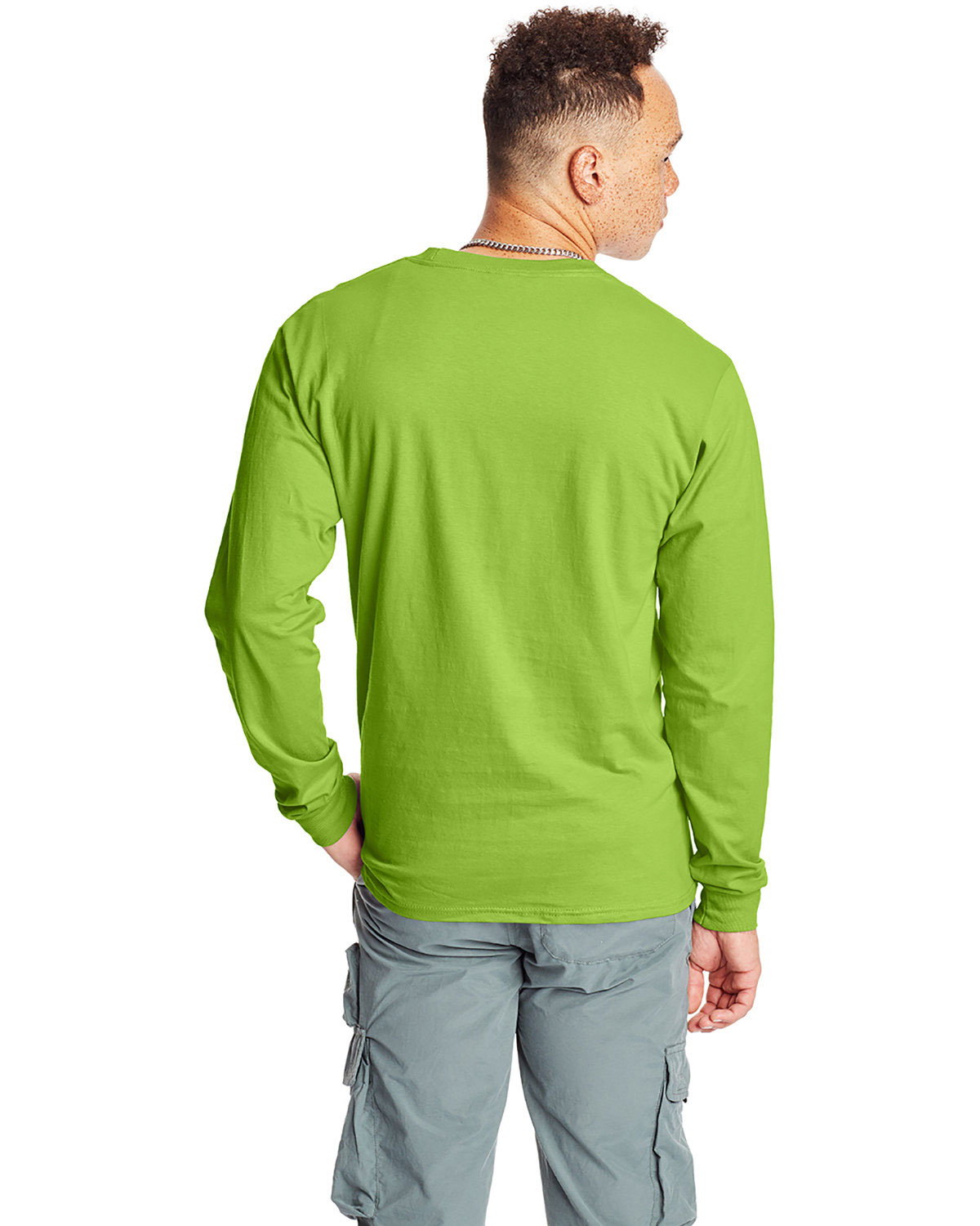 Hanes 5186 Men 6 1 Oz Long Sleeve Beefy Tee Buy Blank Or Customize