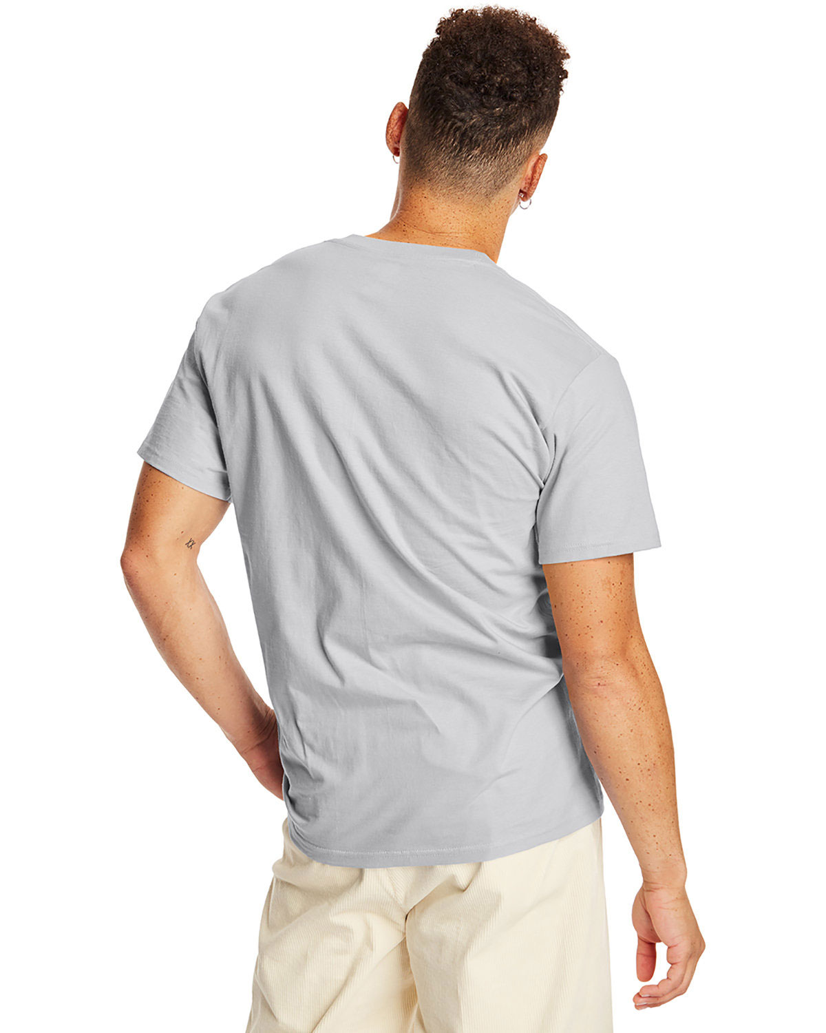 Hanes 5190P Men 6.1 Oz. Beefy-Tee With Pocket view 2