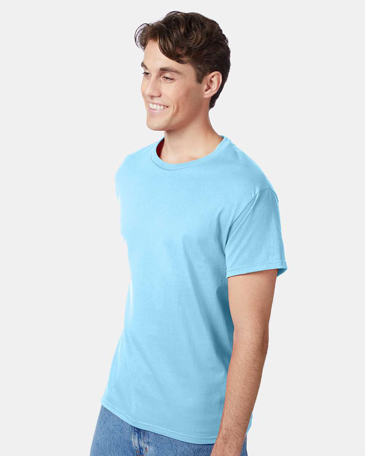 Hanes 5250T Men 6.1 Oz. Tagless T-Shirt view 3
