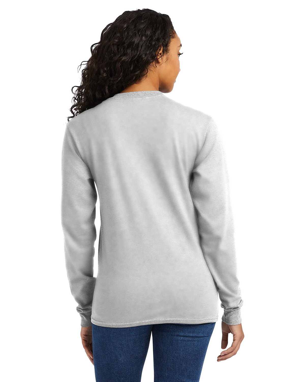 Hanes 5286 Unisex Essential-T Long Sleeve T-Shirt view 2