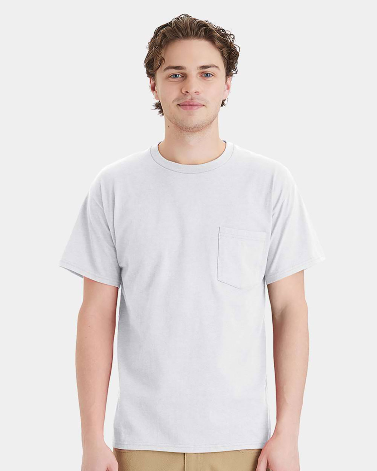 Hanes 5290P Unisex Essential-T Pocket T-Shirt