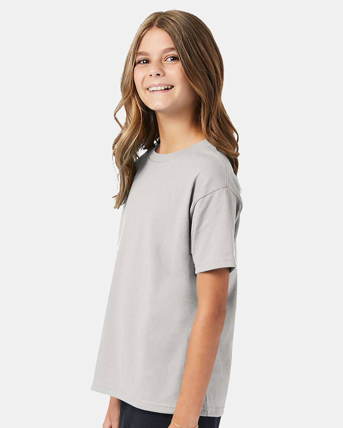 Hanes 5370 Youth EcoSmart� T-Shirt view 3