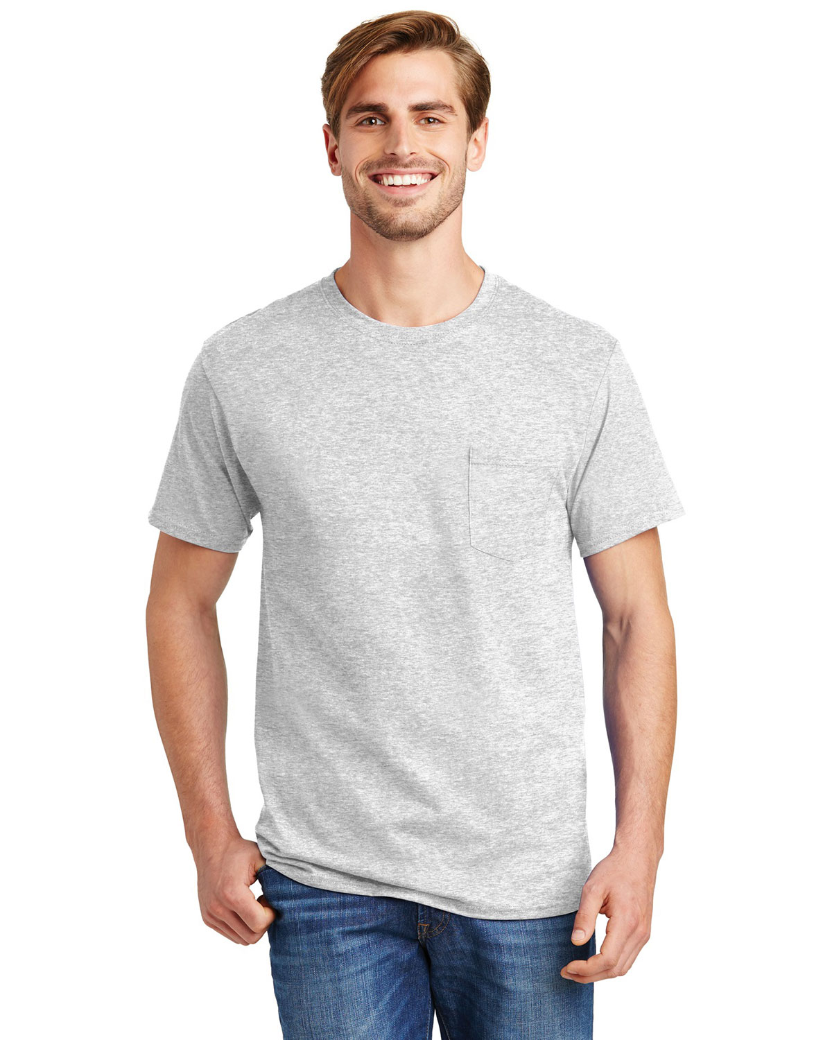 Hanes 5590 Unisex Authentic Pocket T-Shirt