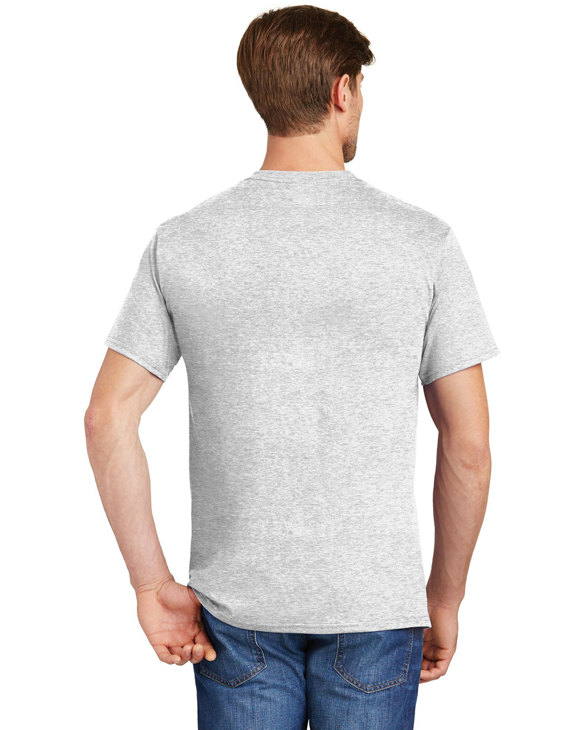 Hanes 5590 Unisex Authentic Pocket T-Shirt view 2