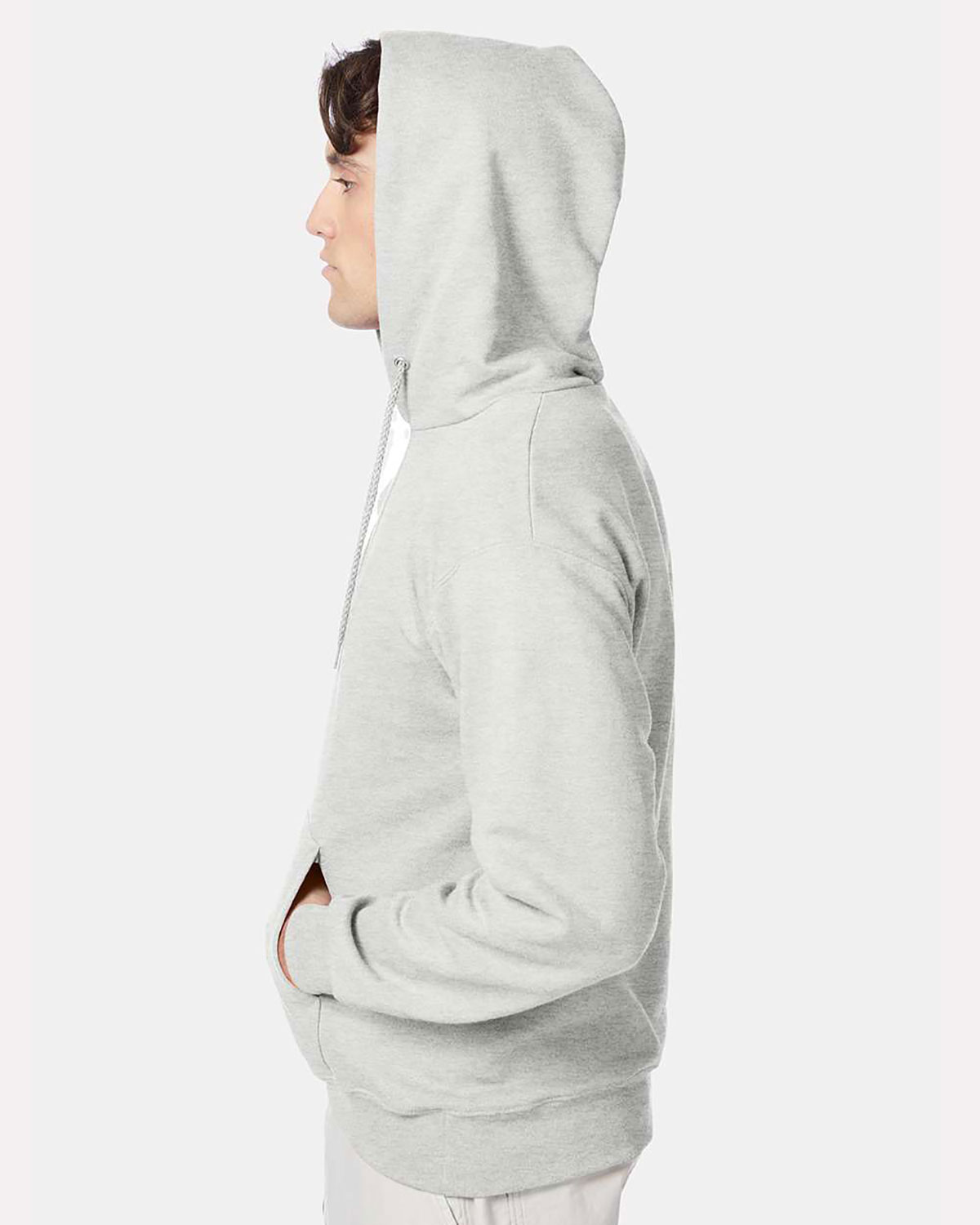 Hanes F170 Unisex Ultimate Cotton� Hooded Sweatshirt view 3