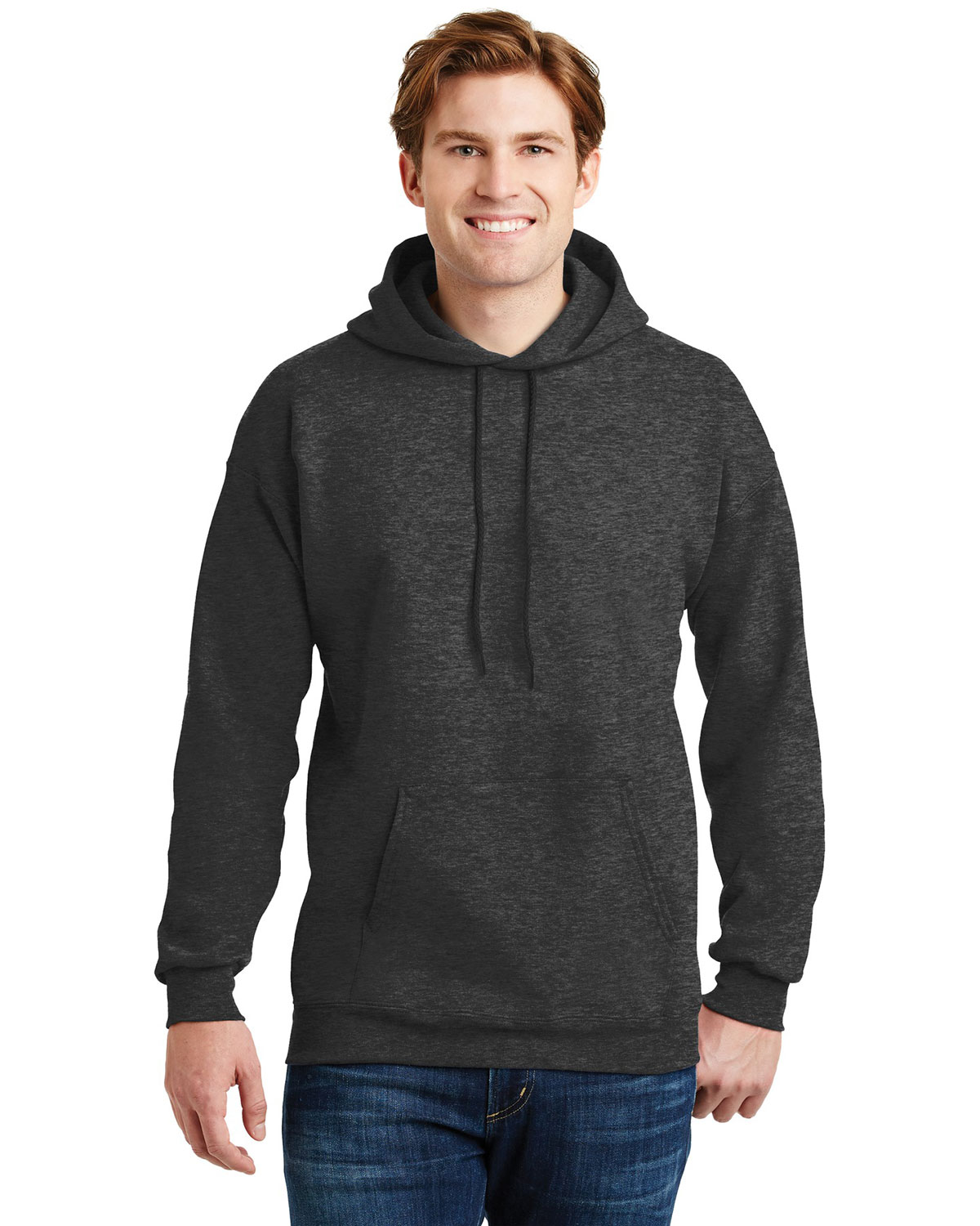 Hanes F170 Men 9.7 oz. Ultimate Cotton 90/10 Pullover Hood | GotApparel.com