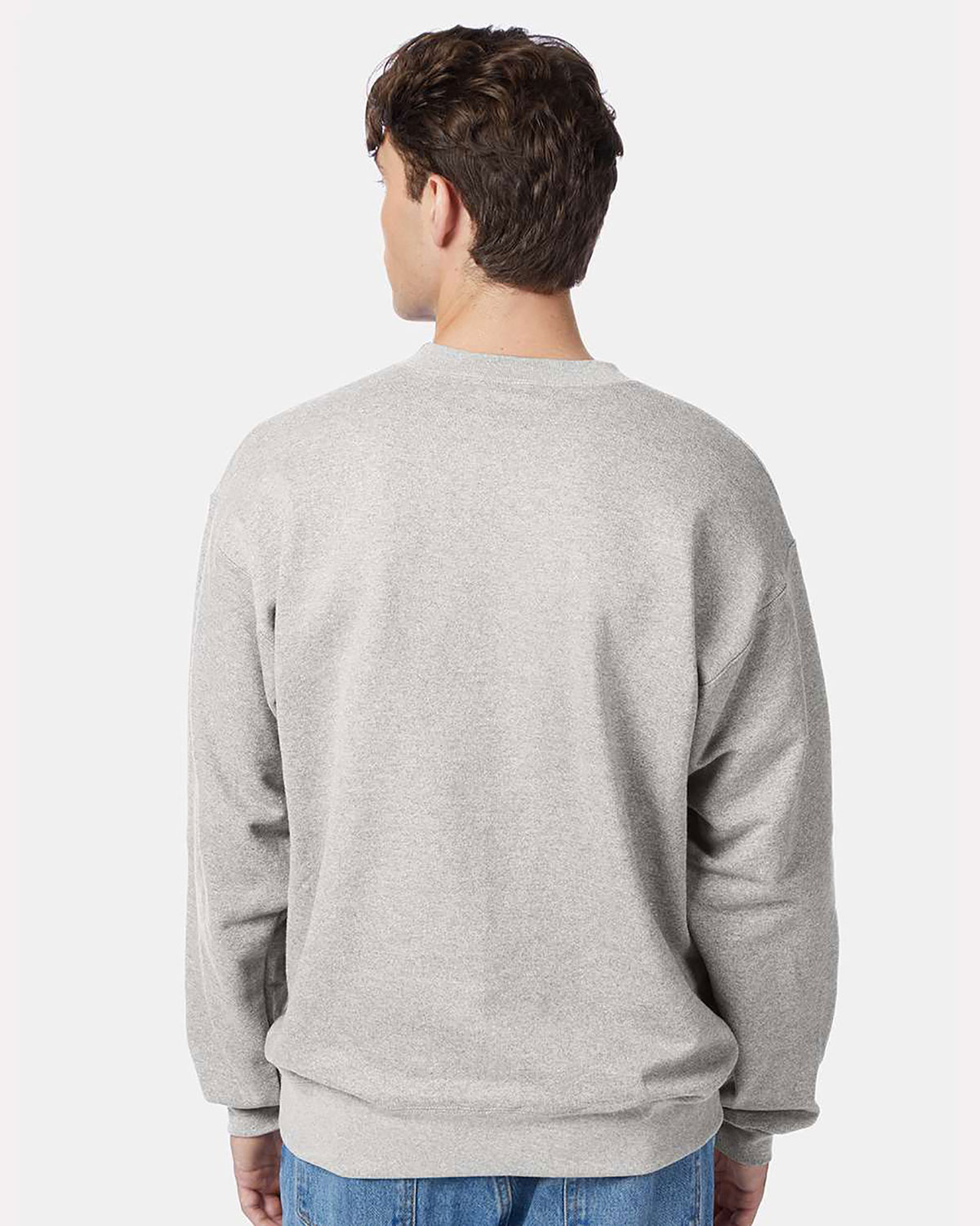 Hanes F260 Unisex Ultimate Cotton� Crewneck Sweatshirt view 2