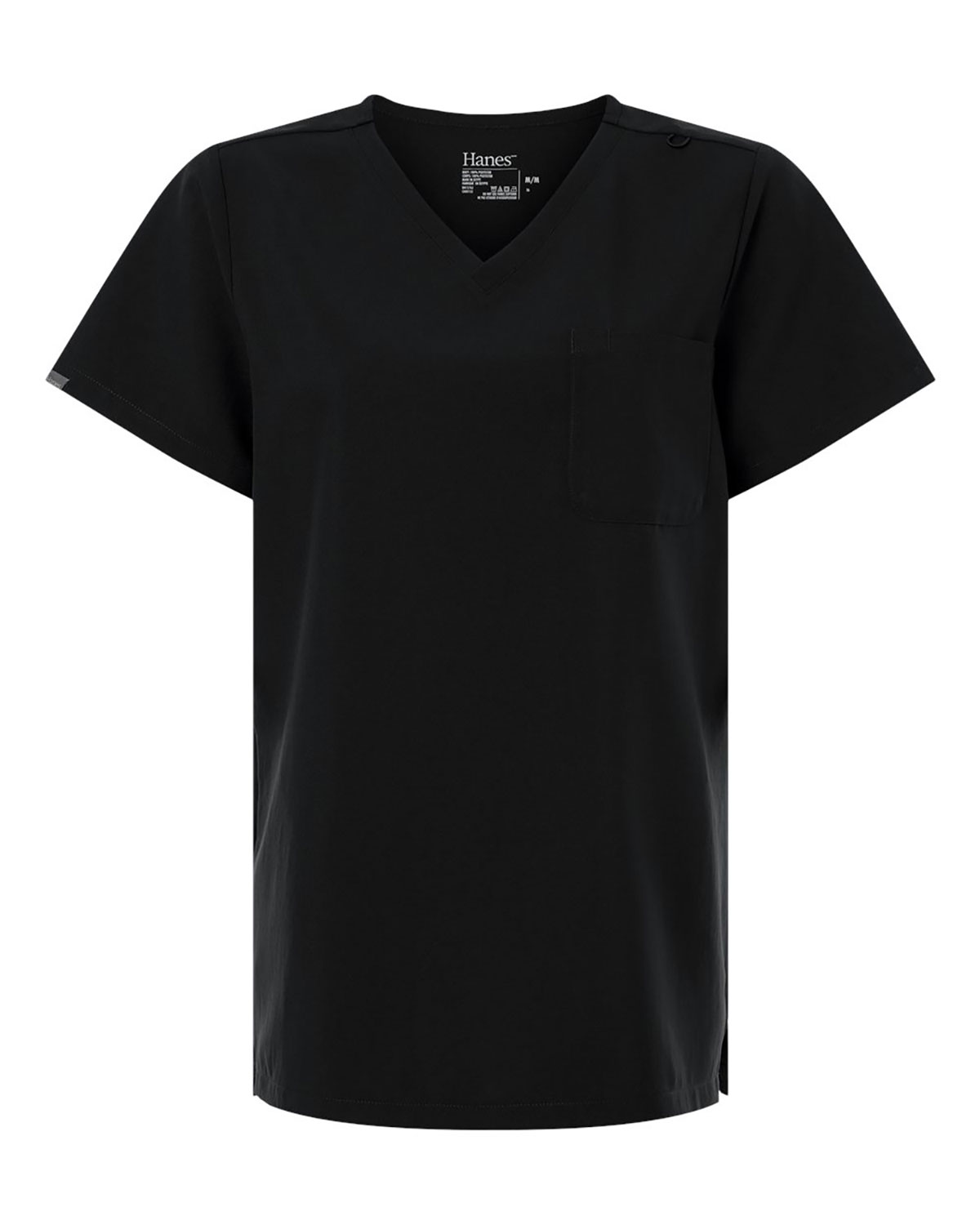 Hanes HSB000 Women's V-Neck 1 Pocket Scrub Top