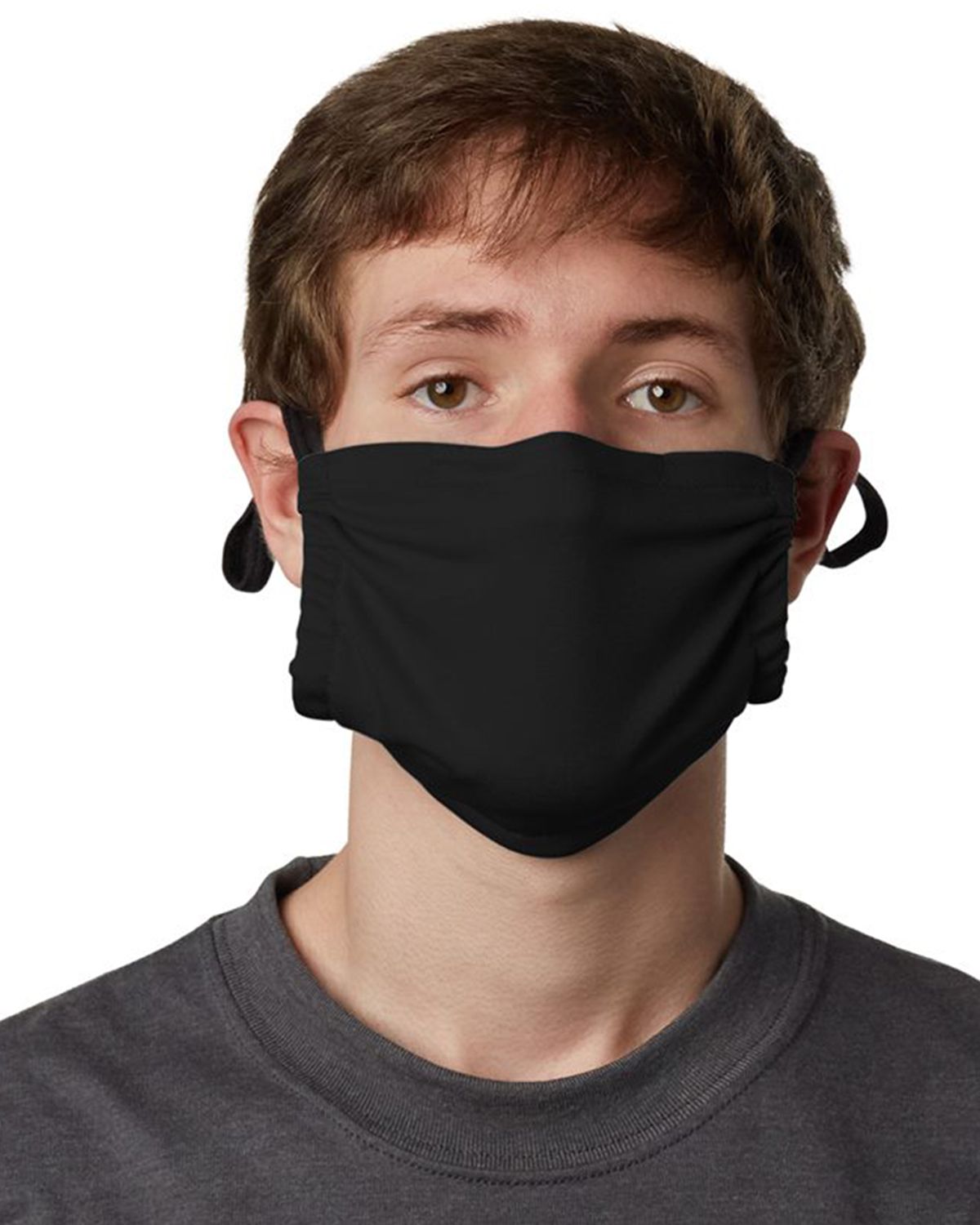 Hanes MKPKPR 2-Ply Polyester Pocket Face Mask