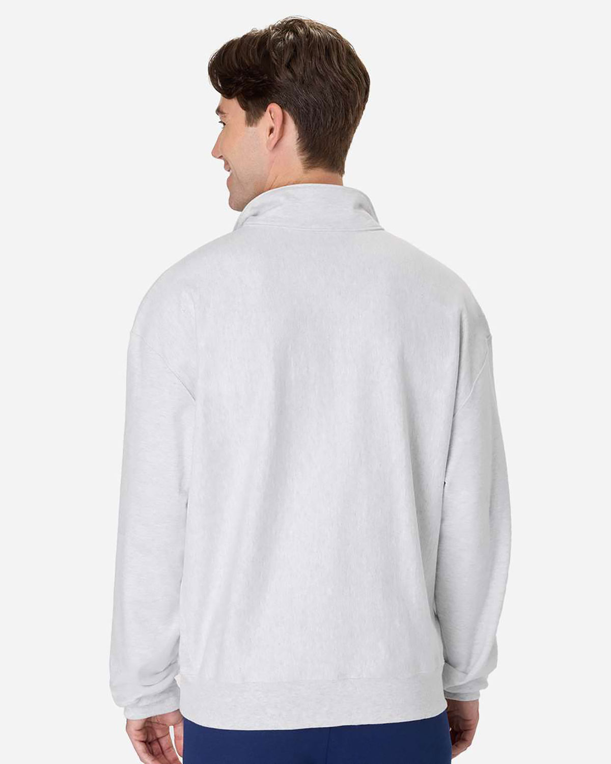 Hanes OG900 Unisex Beefy� Sweats Premium Heavyweight Quarter-Zip Sweatshirt view 2