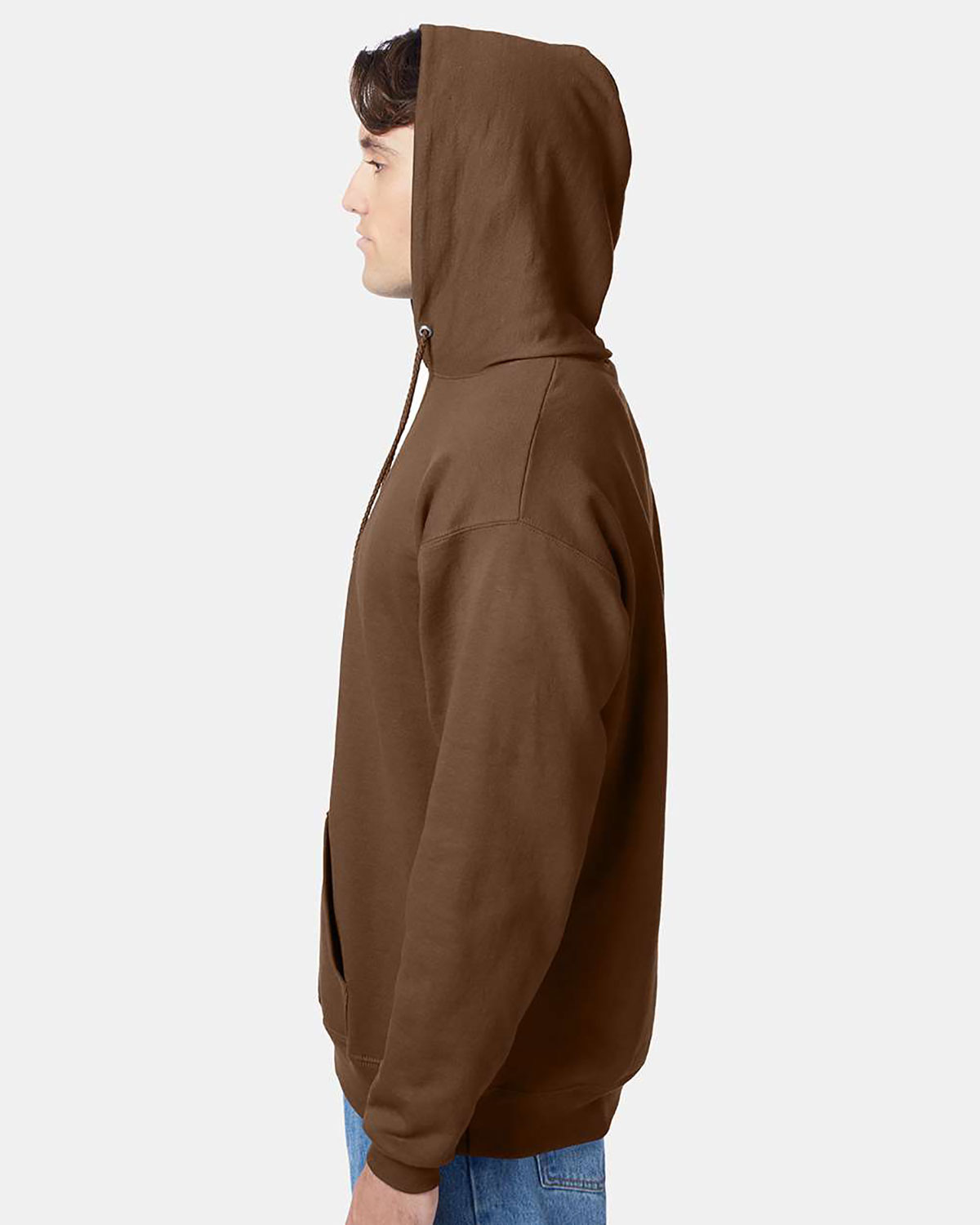 Hanes P170 Unisex EcoSmart� Hooded Sweatshirt view 3