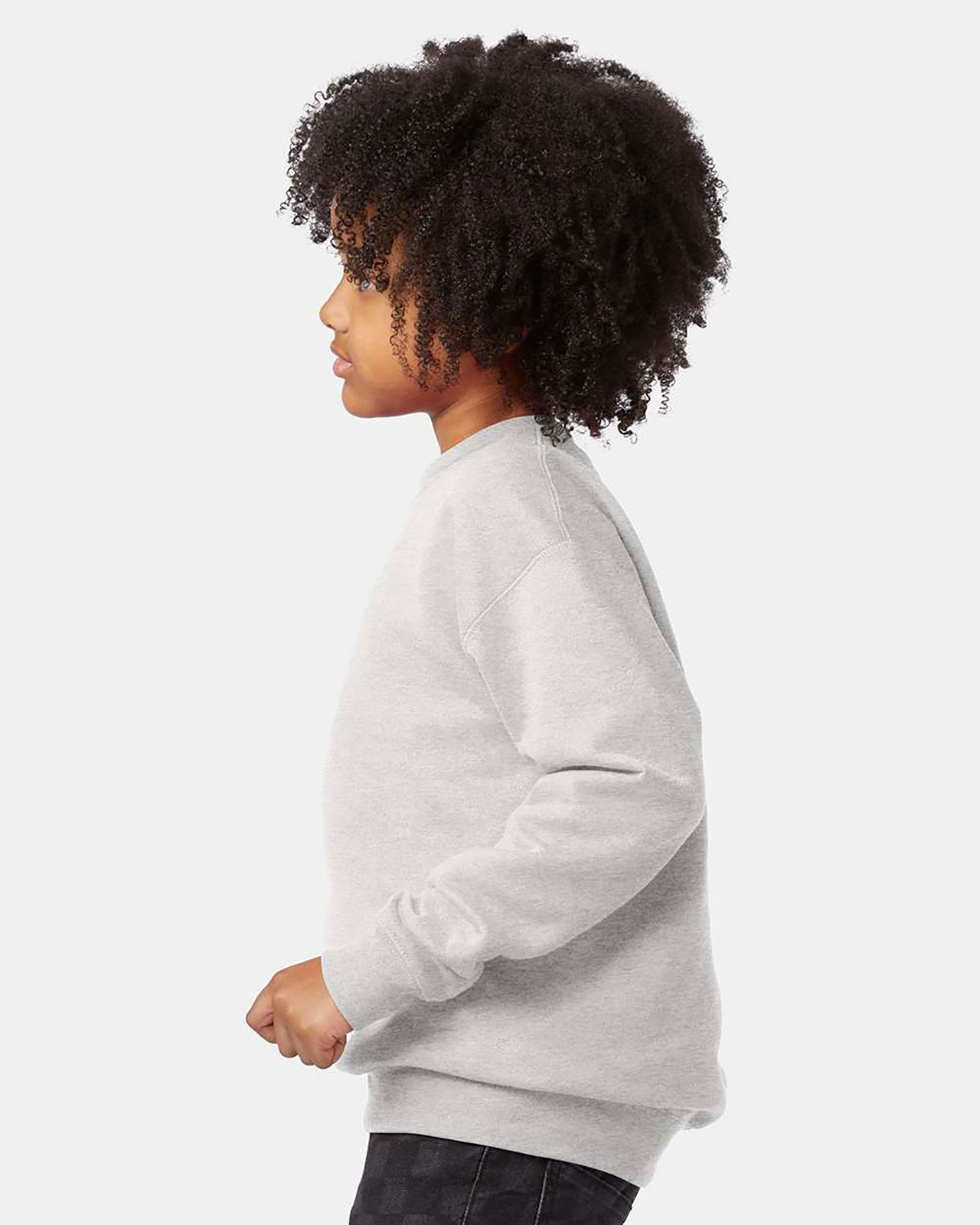Hanes P360 Youth EcoSmart� Crewneck Sweatshirt view 3