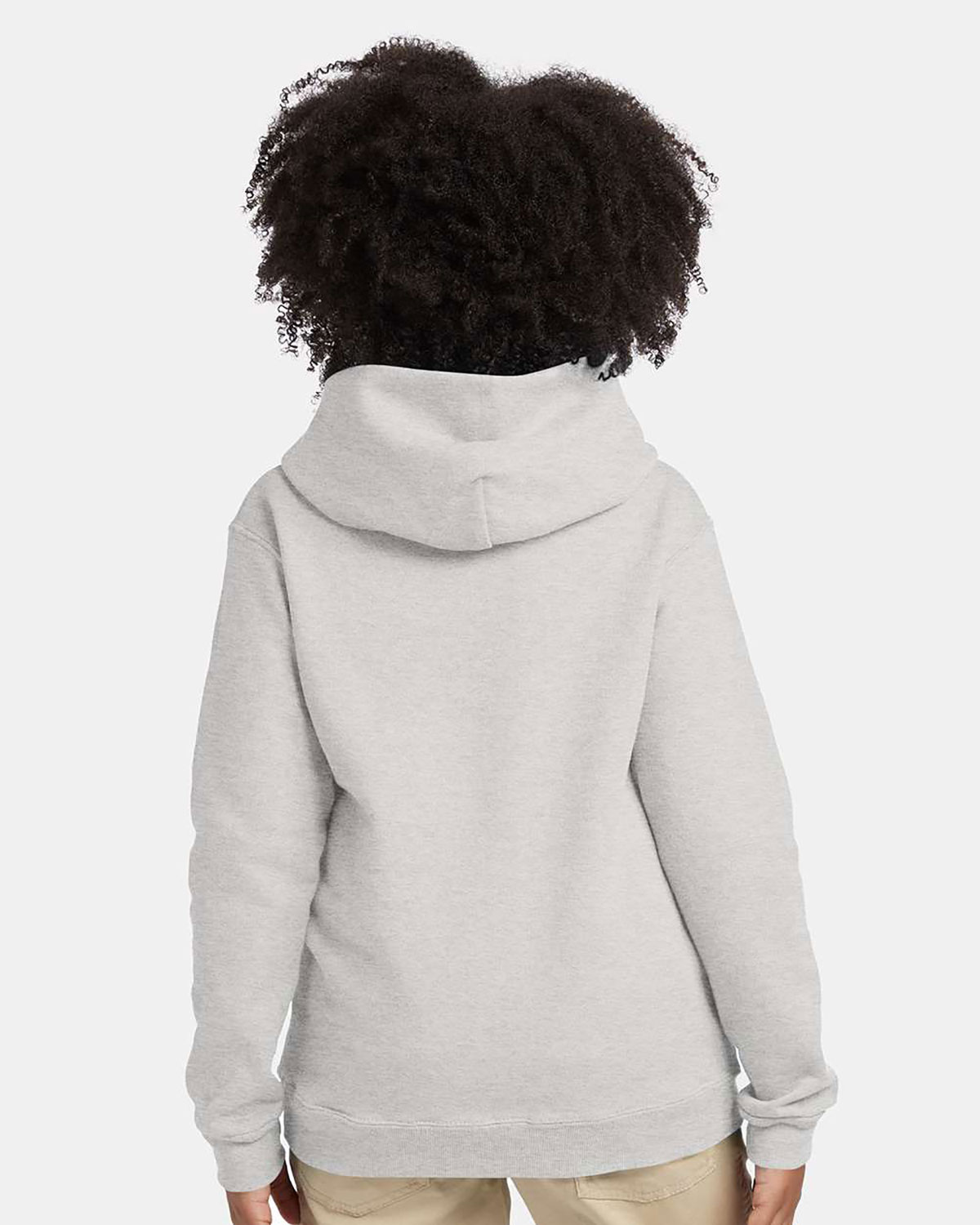 Hanes P473 Youth EcoSmart� Hooded Sweatshirt view 2