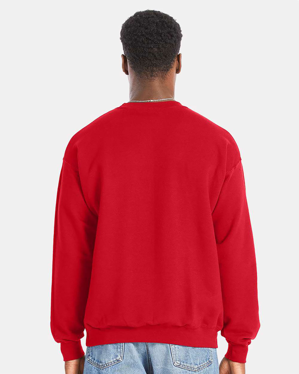 Hanes RS160 Unisex Perfect Sweats Crewneck Sweatshirt view 2
