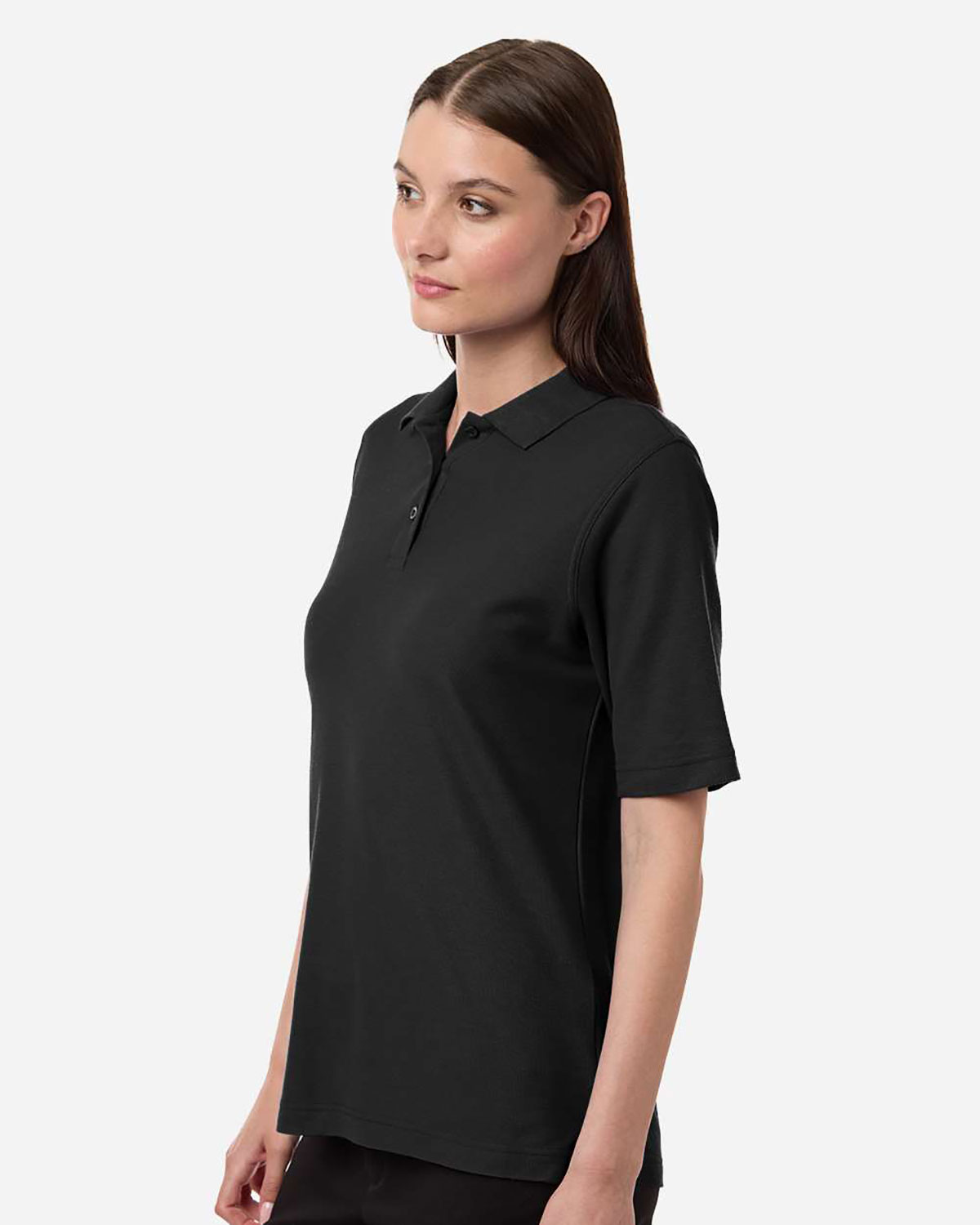 Harriton M105W Women's Maverick CVC Pique Polo view 3
