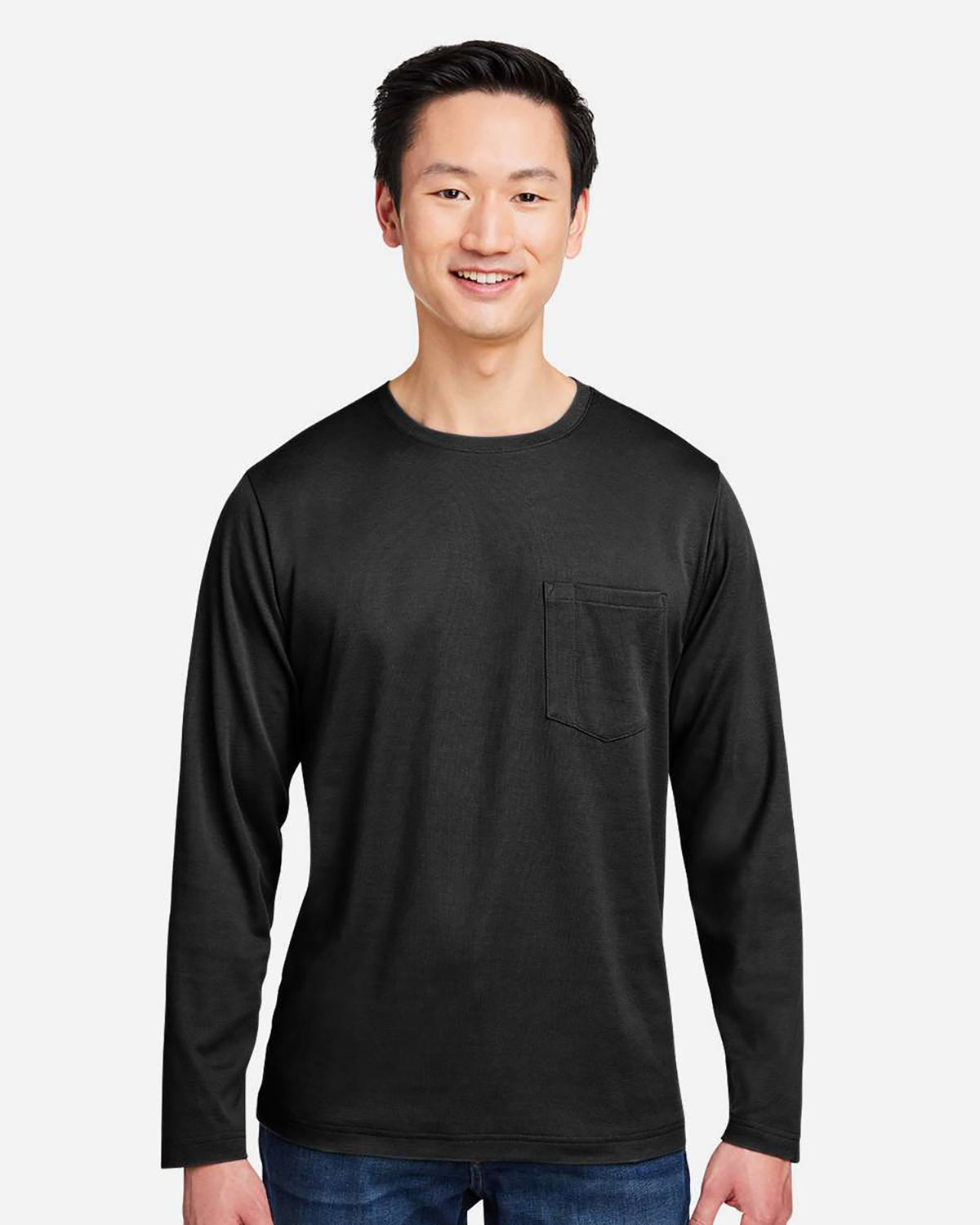 Harriton M118L Unisex Charge Snag and Soil Protect Long Sleeve T-Shirt