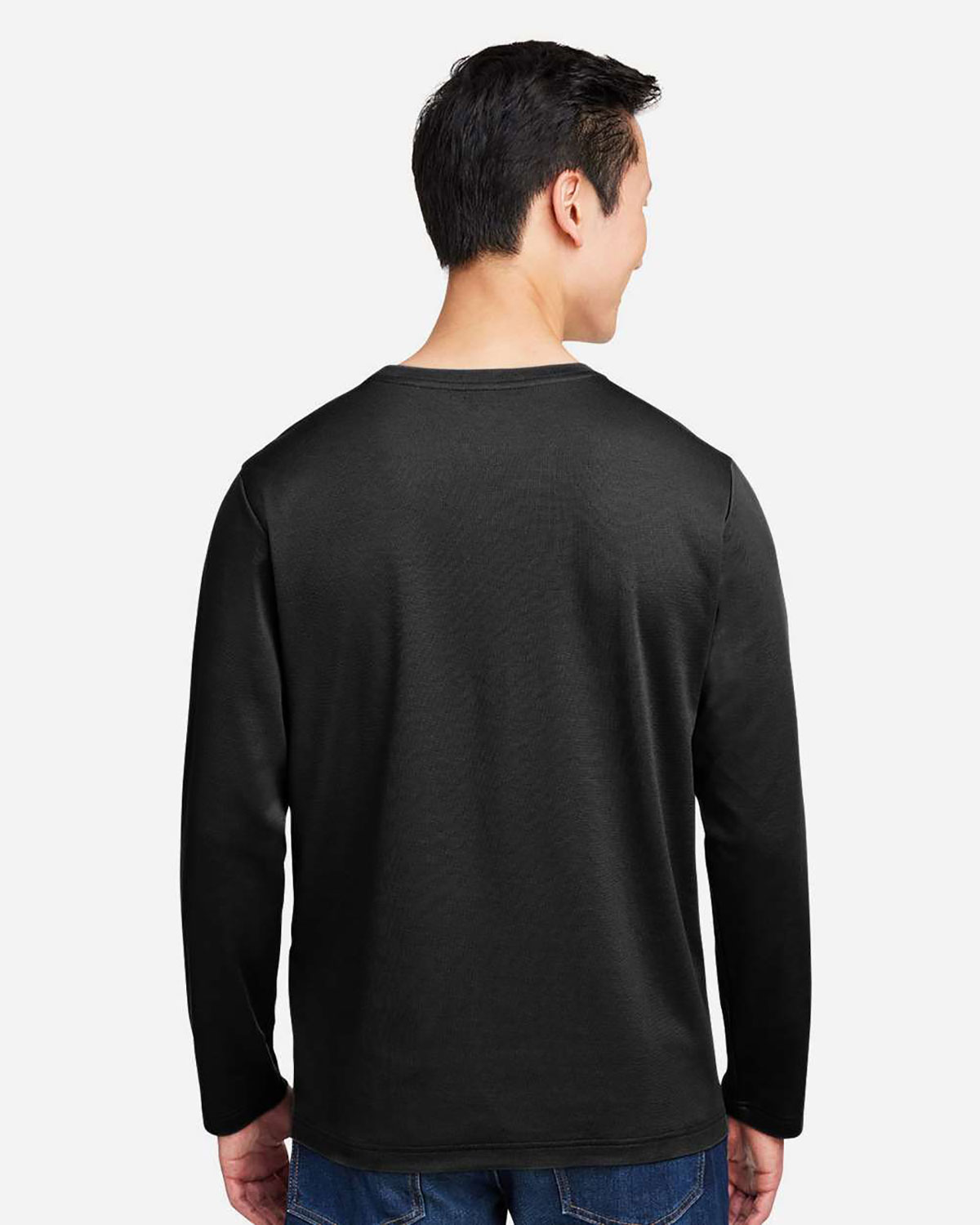 Harriton M118L Unisex Charge Snag and Soil Protect Long Sleeve T-Shirt view 2