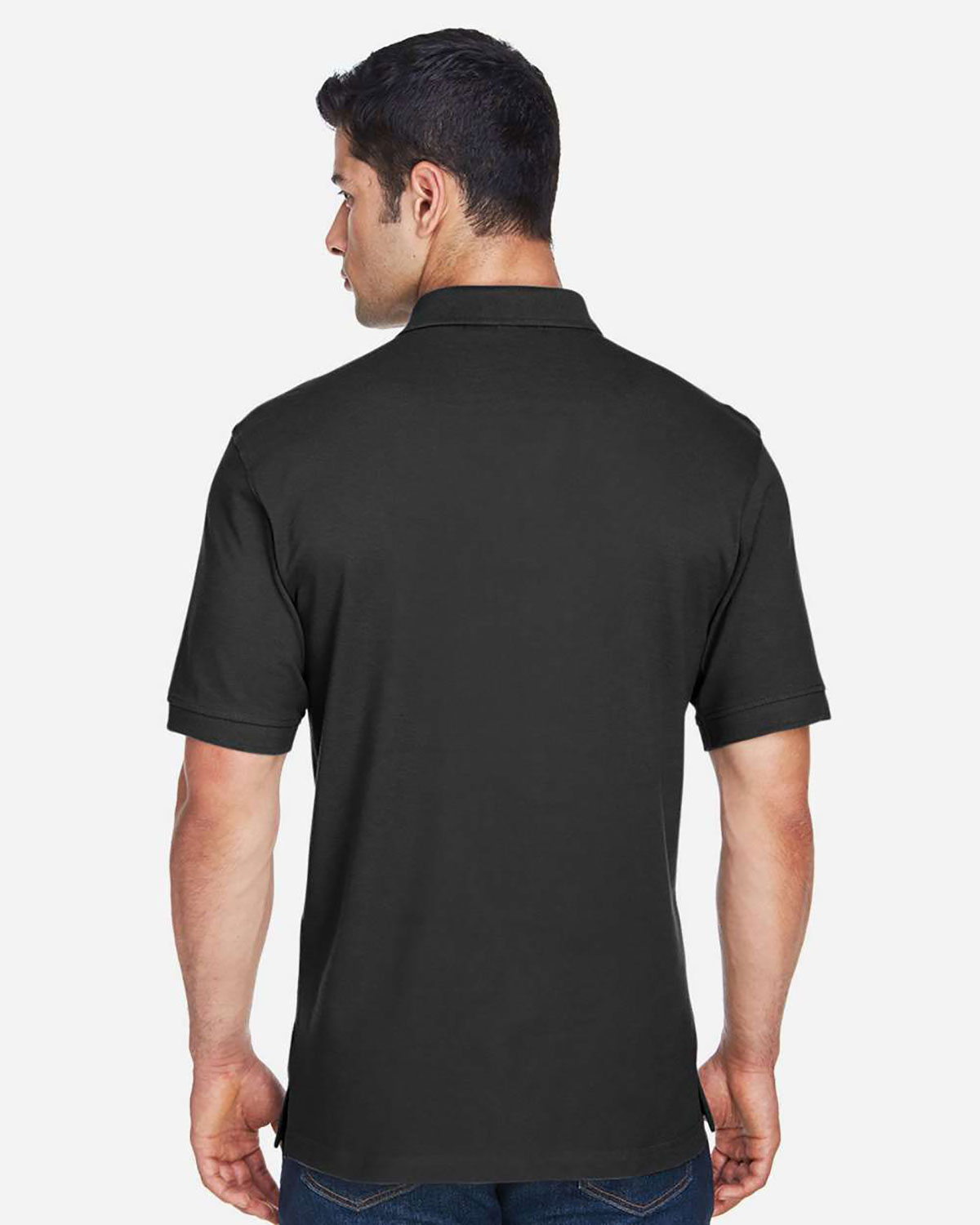 Harriton M200T Men's Tall Cotton Pique Polo view 2