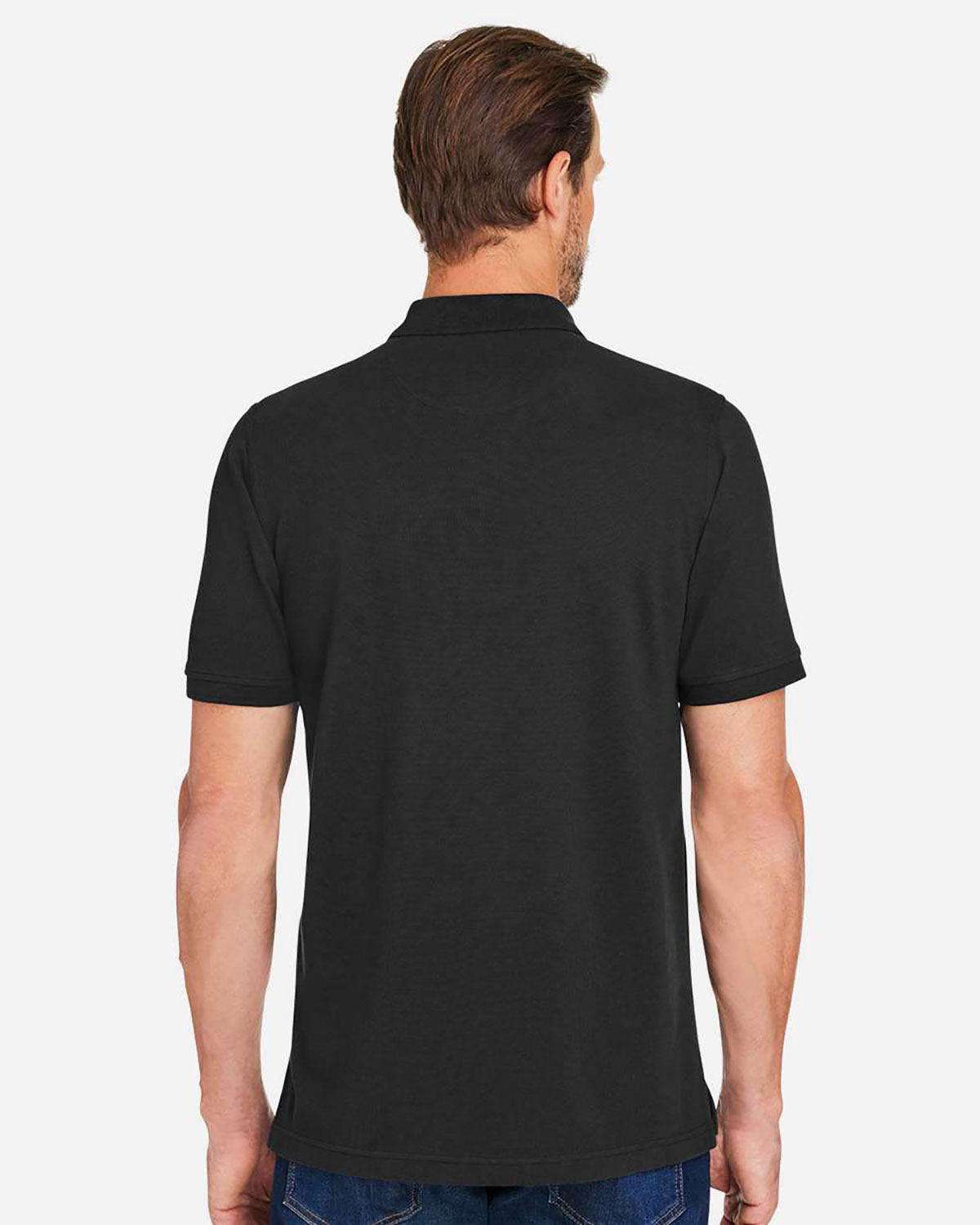 Harriton M205 Men's Valiant Cotton Snag Protect Polo view 2