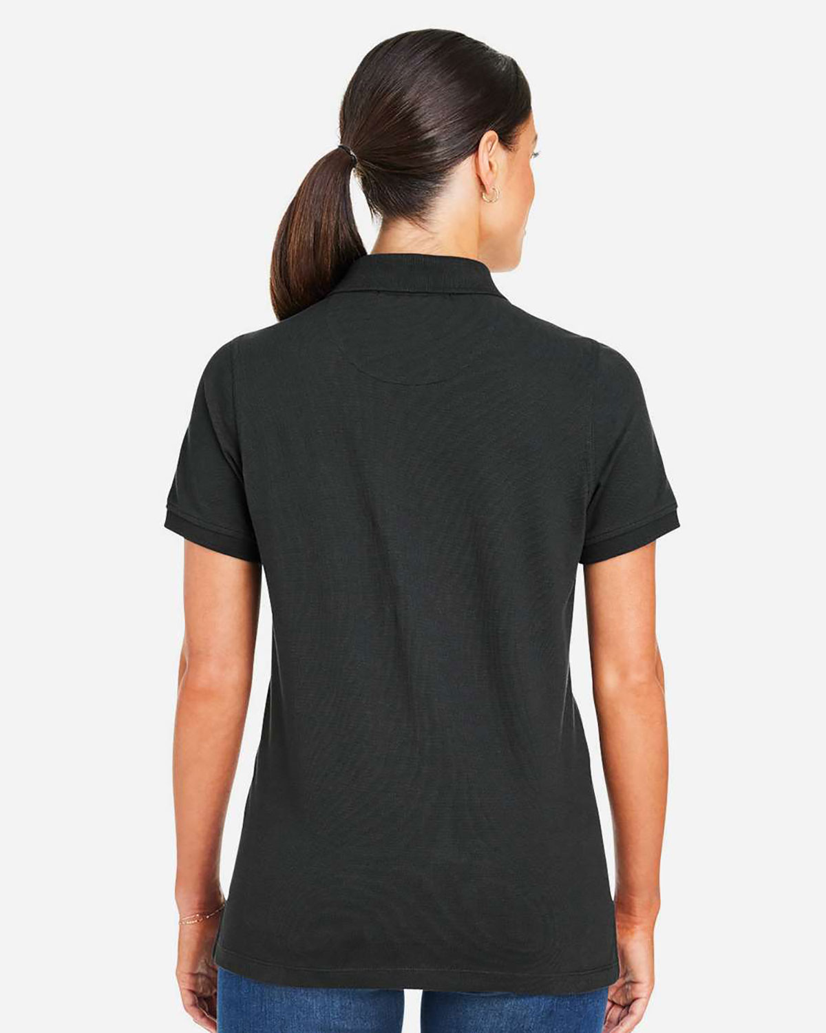 Harriton M205W Women's Valiant Cotton Snag Protect Polo view 2